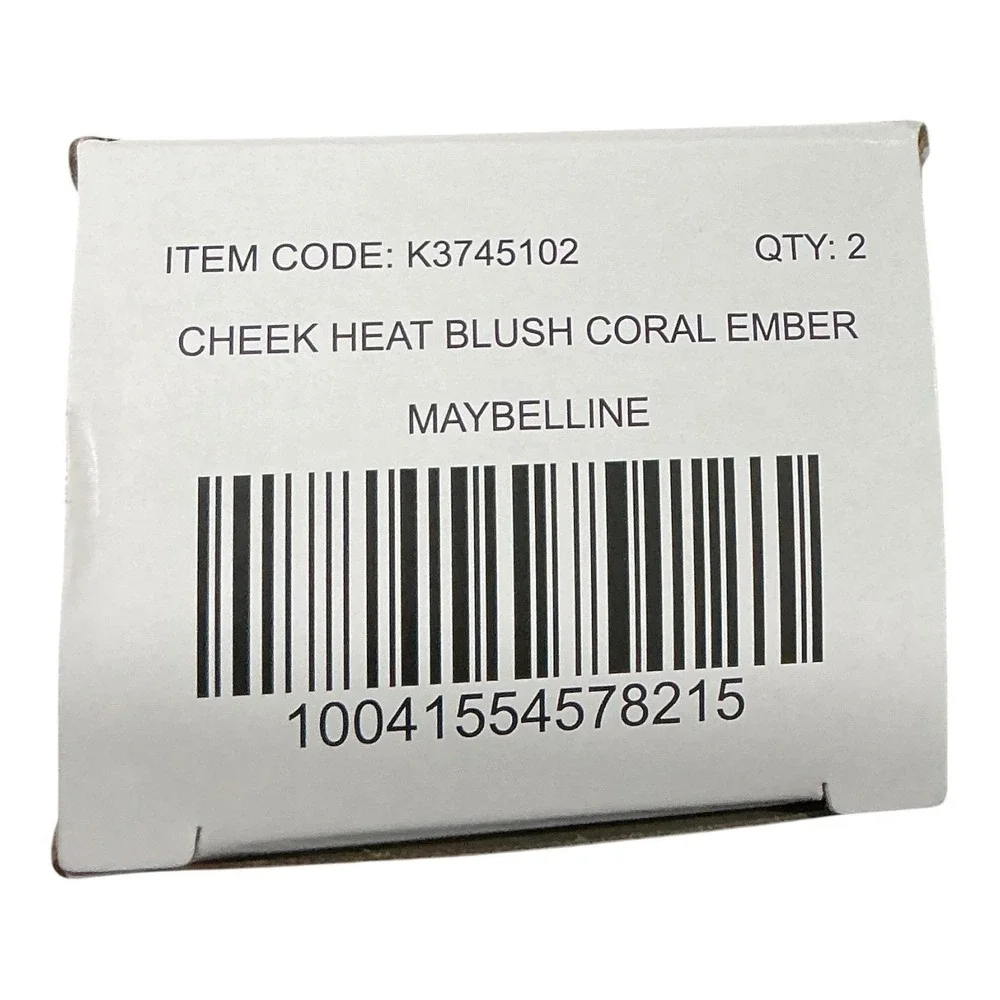 Maybelline Cheek Heat Gel-Cream Blush Coral Ember 30 2 Pack